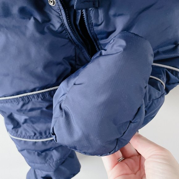 Gap Snowsuit baby bunting down filled with detachable booties unisex - Picture 7 of 11
